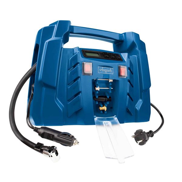 Compresseur gonfleur portatif 12/230V Air Force 5 Scheppach