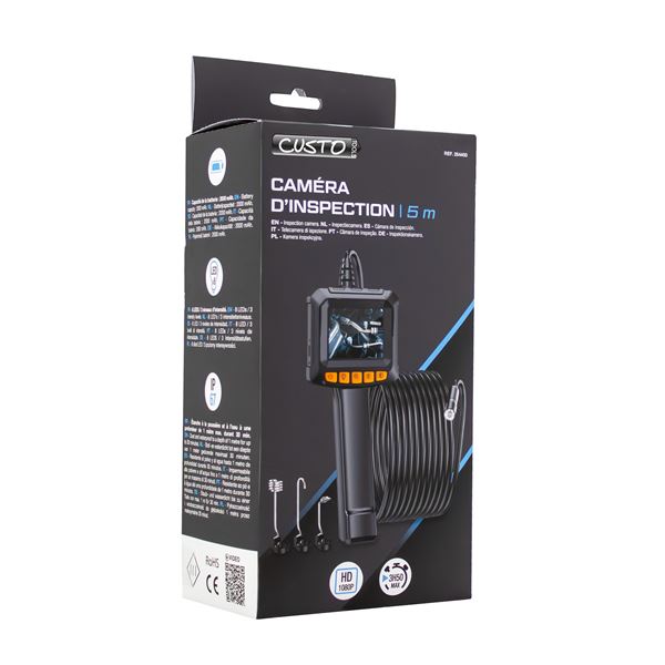 Camera d'inspection sans fil 5M Custo tools