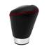 POMMEAU CUIR NOIR/ ROUGE BAGUE MARCHE AR + 3 PASTILLES DE VITESSES