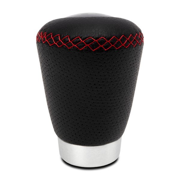 POMMEAU CUIR NOIR/ ROUGE BAGUE MARCHE AR + 3 PASTILLES DE VITESSES