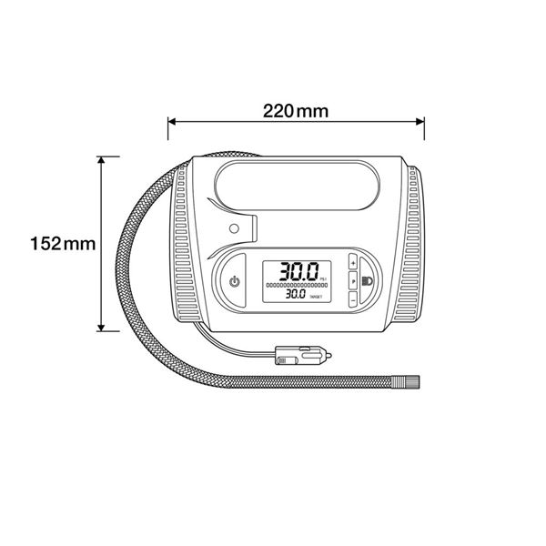 Compresseur de pneu OTI2120 OSRAM