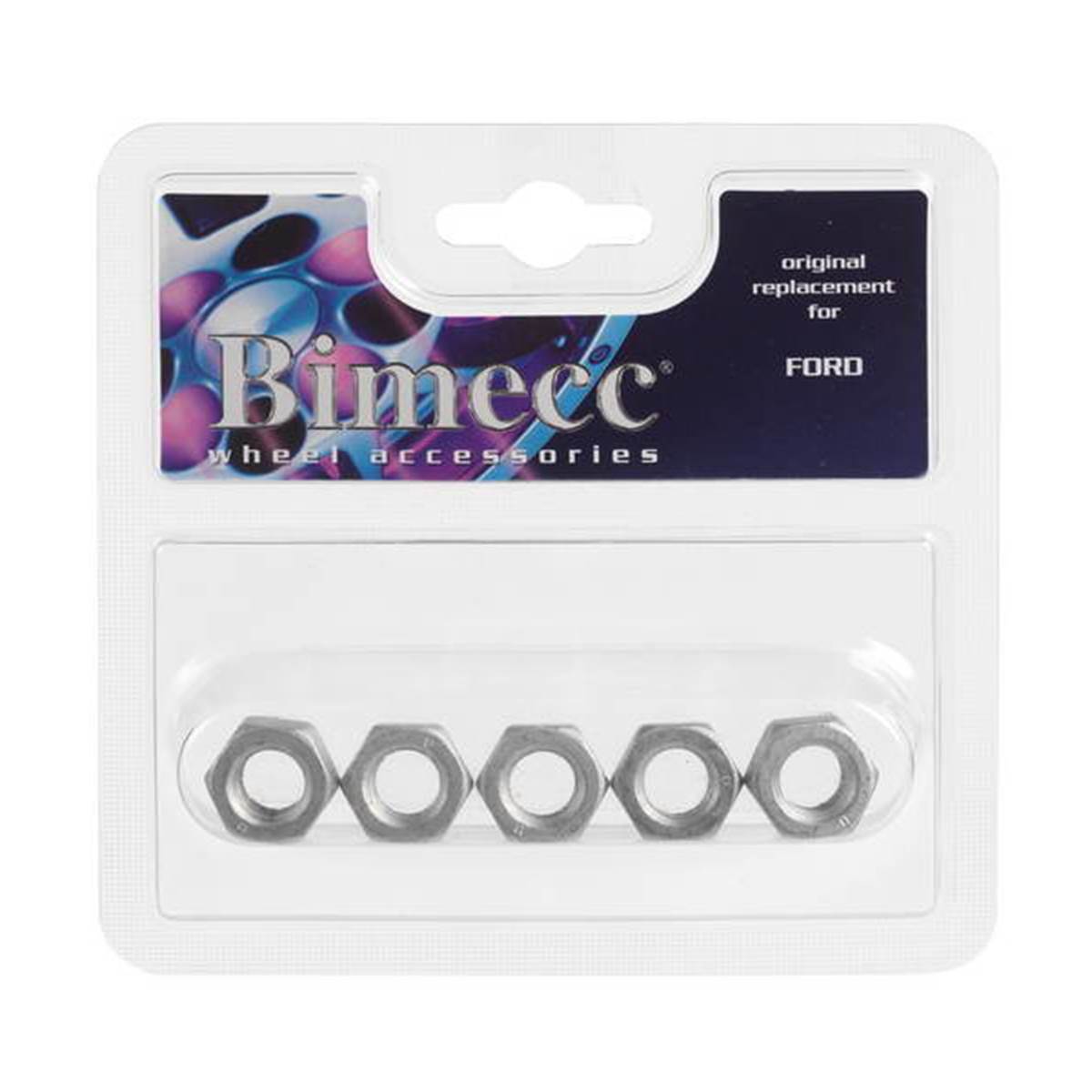 5 Ecrous Type Origine Sous Blister Pour Ford 12x1.5