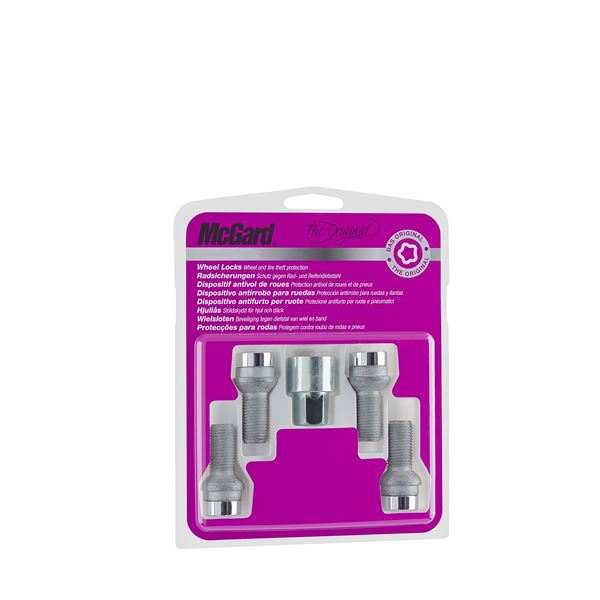 4 VIS ANTIVOL SU MCGARD M14X1.5/ R14/ LONG. 27MM/ Ø17MM