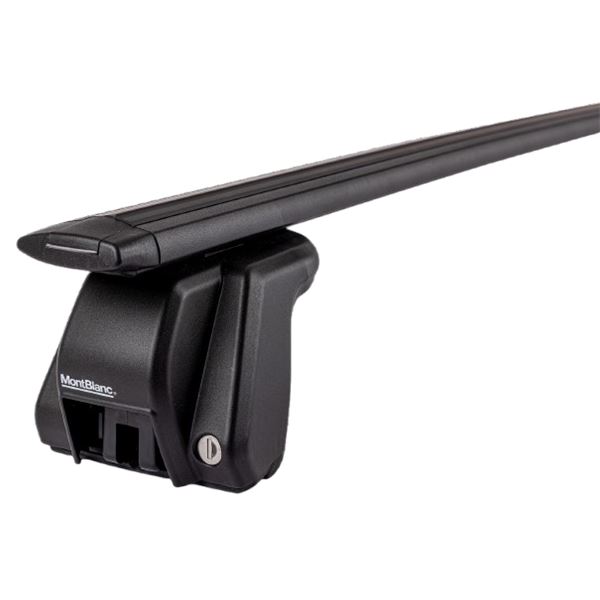 2 barres de toit Furka noires Mont Blanc