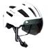 Casque vélo urbain avec visière Blanc Taille L EXS
