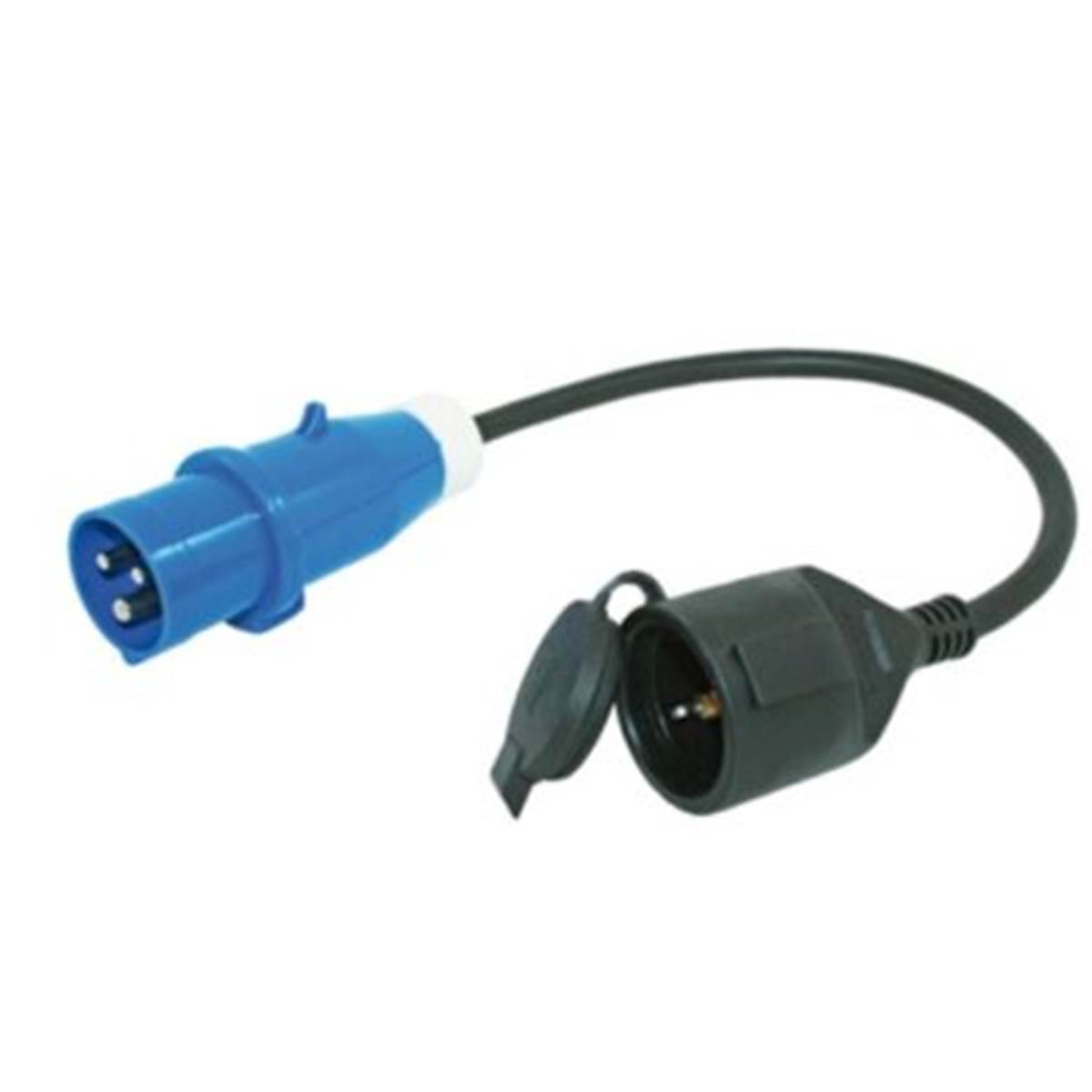 Câble Adaptateur 0.5 Mètres – Fiche Cee Et Fiche De Raccordement Schuko