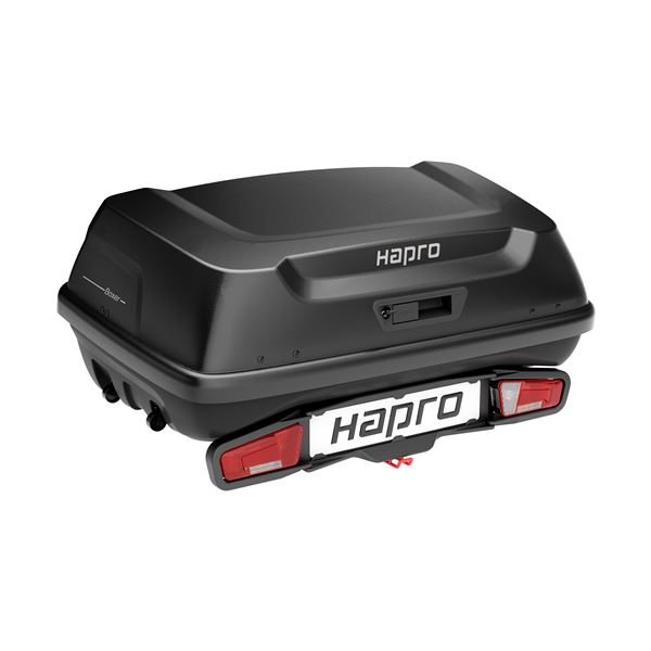 Coffre d'attelage Boxer 340L noir HAPRO