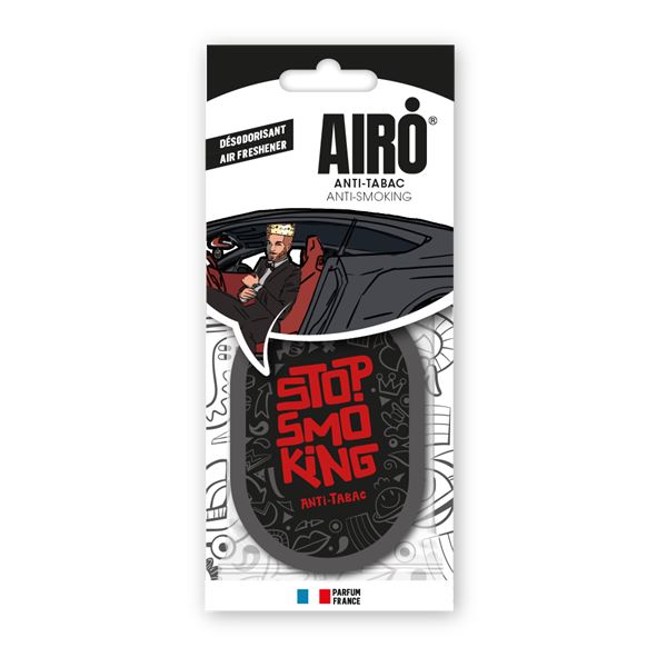 Désodorisant plaquette "STOP SMO'KING" AIRO