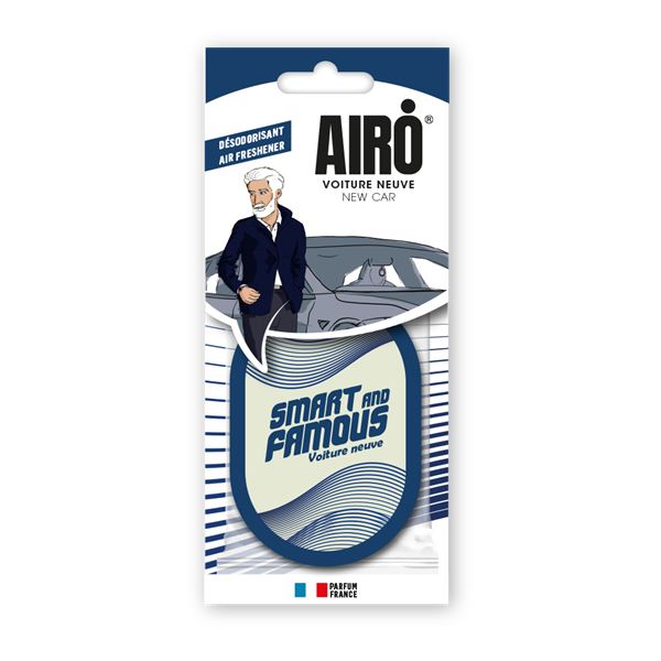 Désodorisant plaquette "FAST & FAMOUS" AIRO
