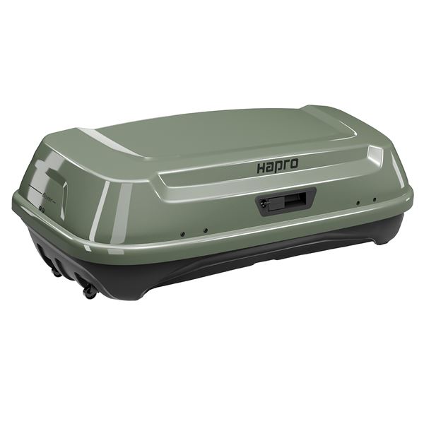 Coffre d'attelage Boxer 340L vert HAPRO