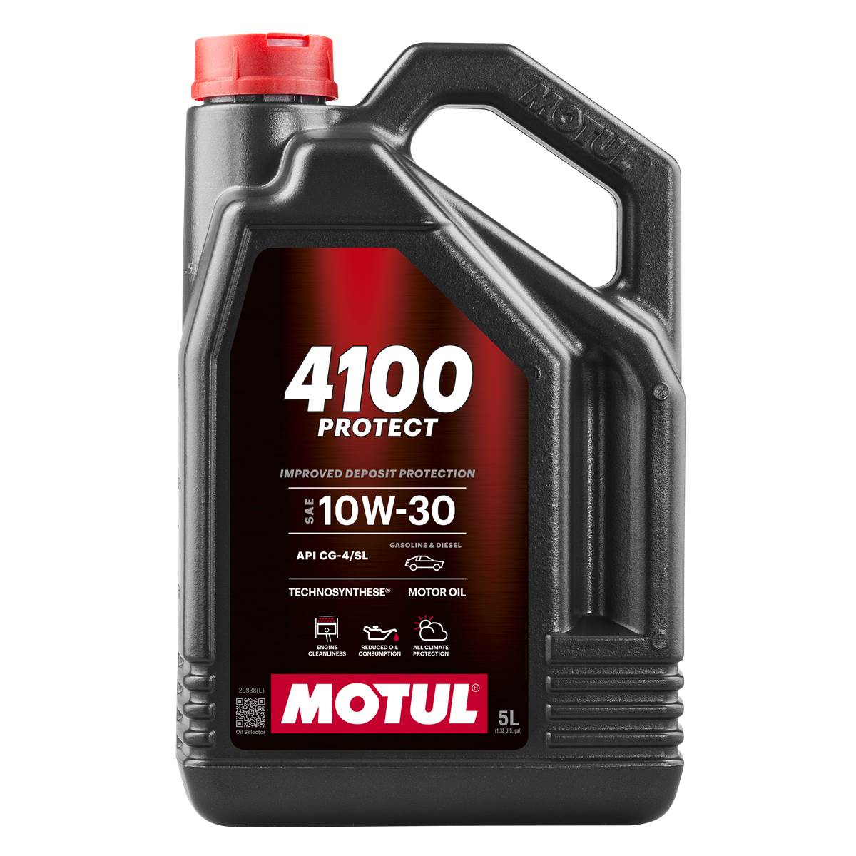 Huile Moteur Motul 4100 Protect Essence/diesel 10w30 5l