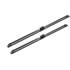 2 balais d'essuie-glaces Bosch Clearview A615S