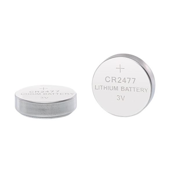 Blister de 2 piles bouton lithium CR2477 STOP&GO
