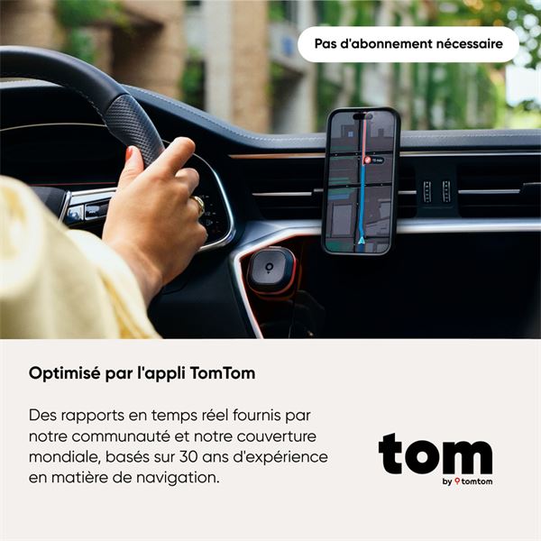Tom by TomTom assistant d'alertes routières intelligent