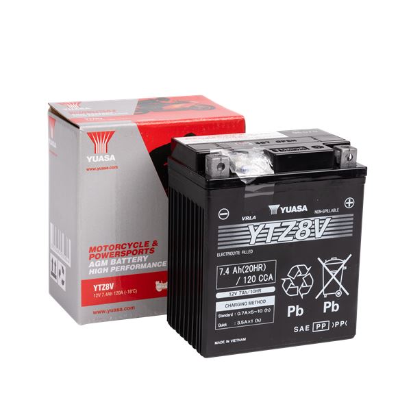Batterie scooter et moto Power Yuasa YTZ8V (FA)