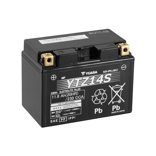 Batterie scooter et moto Yuasa YTZ14S (FA)