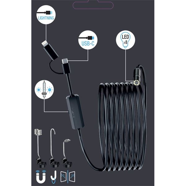 Caméra d'inspection USB 5M Custo Tools