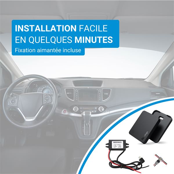 Traceur GPS ZEN L + Convertisseur pour installation permanente Beepings