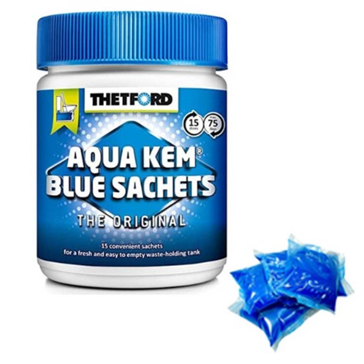 Aqua Kem Bleu 15 Sachets Hydrosolubles