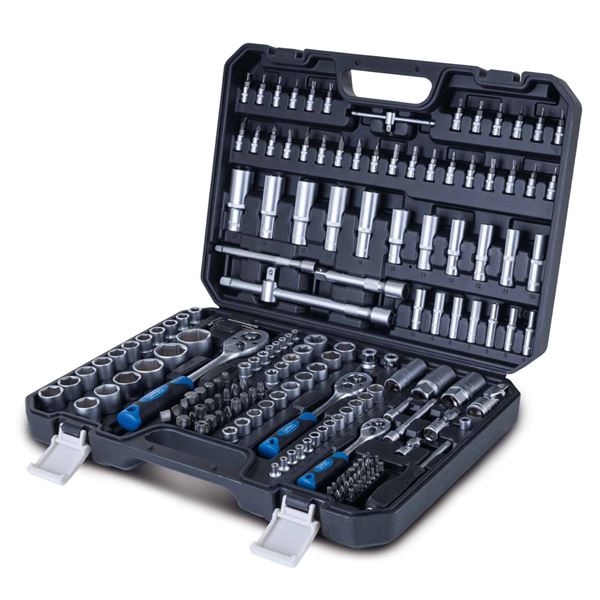 Coffret clé à douilles et embouts 180 pièces Scheppach