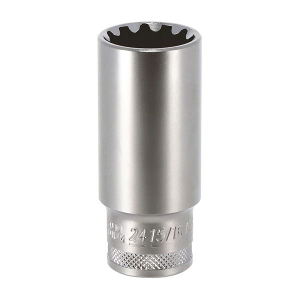 Douille longue multi-empreintes 24 mm, carré 1/2 Autobest