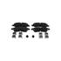 4 plaquettes de frein avant Bosch BP2687