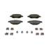 4 plaquettes de frein avant Bosch BP2689