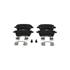 4 plaquettes de frein avant Bosch BP2667