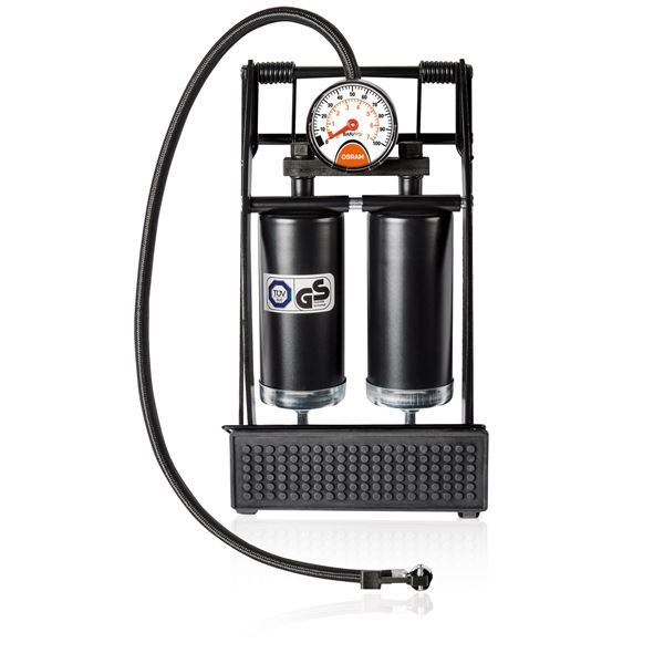 Pompe à pieds universelle OSRAM pour tout type de pneus