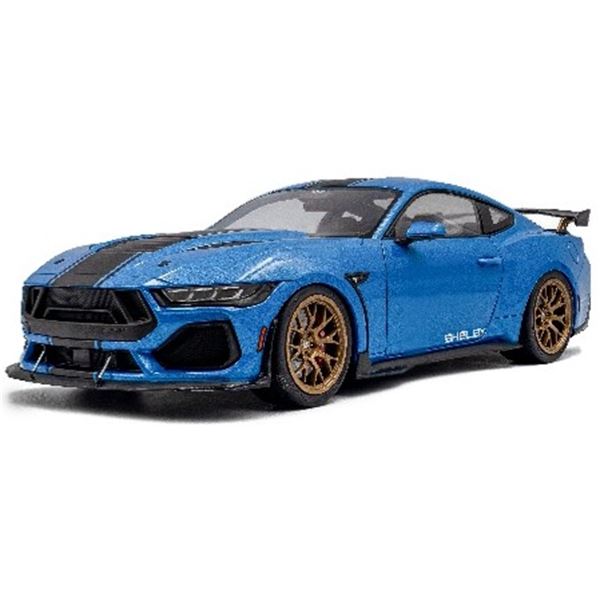 Voiture Miniature 1:18 - Shelby Mustang Super Snake Grabber Bleu Metallic