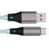Cordon lumineux 1M charge + data USB A / TYPE C
