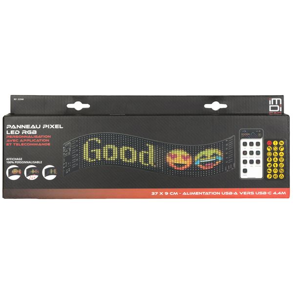 Panneau de personnalisation LED RGB