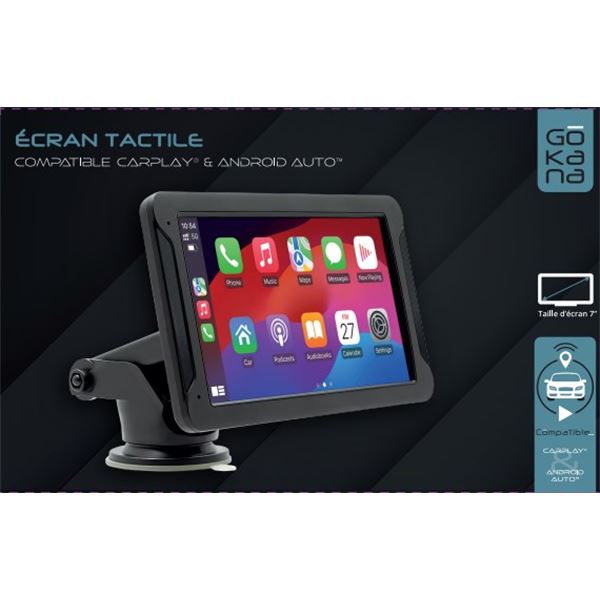 Ecran multimédia Carplay et Android Auto New 7" Gokana
