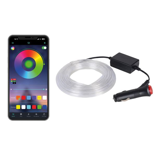 FIBRE OPTIQUE LED RGB 3M