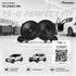 Haut-parleurs TS-Q160C-RN Pioneer pour RENAULT, NISSAN, DACIA