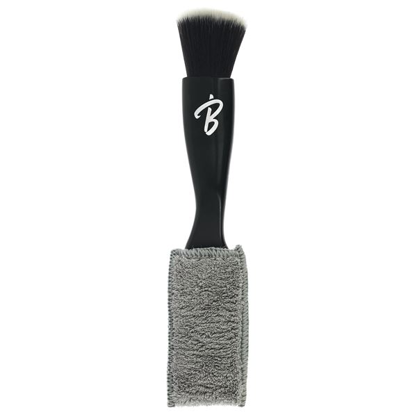 Pinceau de nettoyage double usage - Grille d'aération et détails intérieur