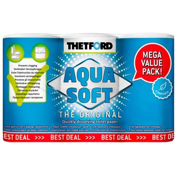 Papier toilette Aqua Soft x6