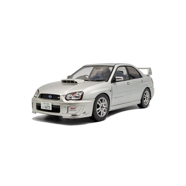 Voiture miniature 1:18 SUBARU IMPREZA WRX STI PREMIUM SILVER EFFECT 2003