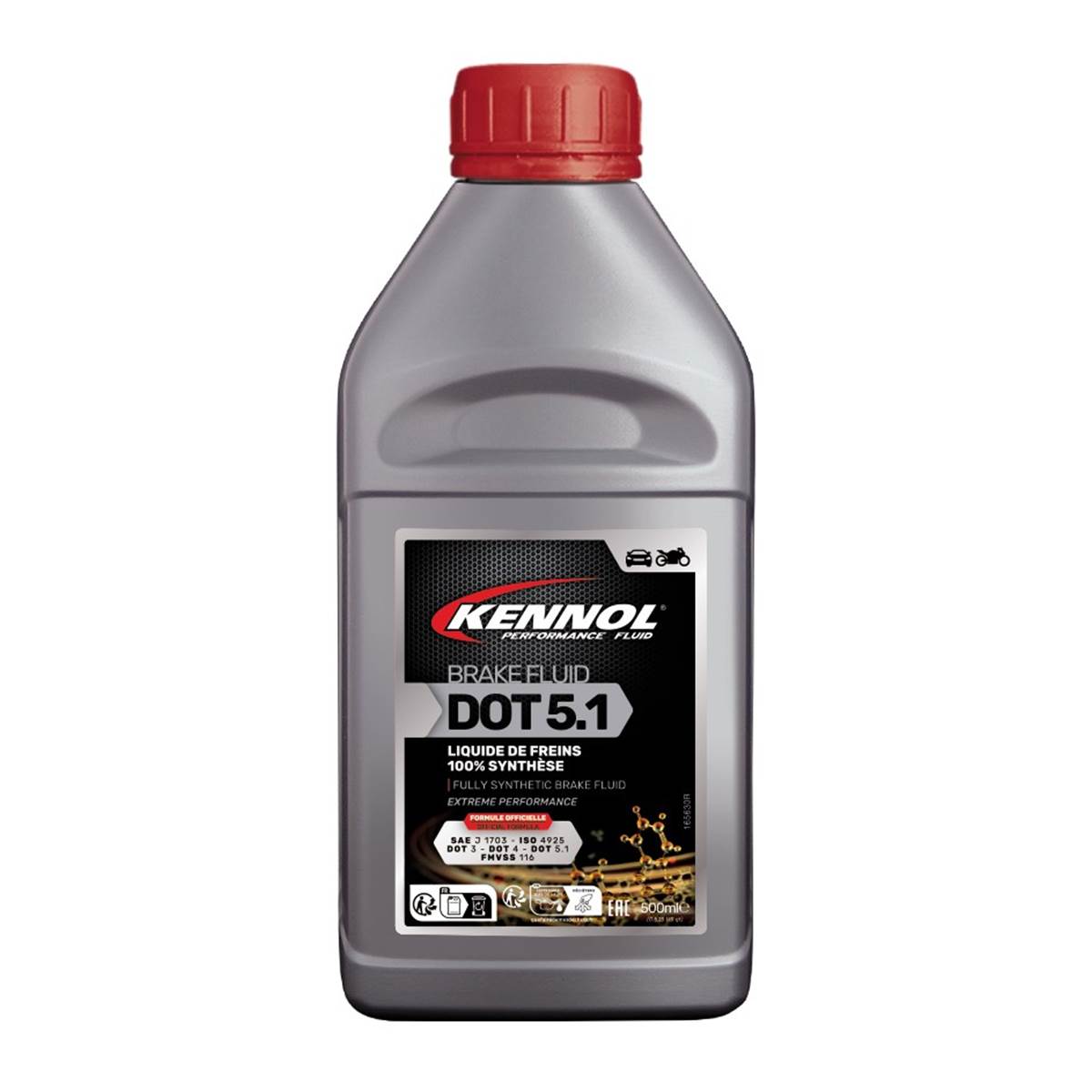 Liquide De Frein Dot5.1 Kennol 500ml
