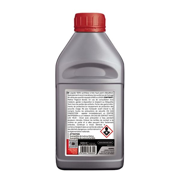 Liquide de frein DOT5.1 KENNOL 500ml