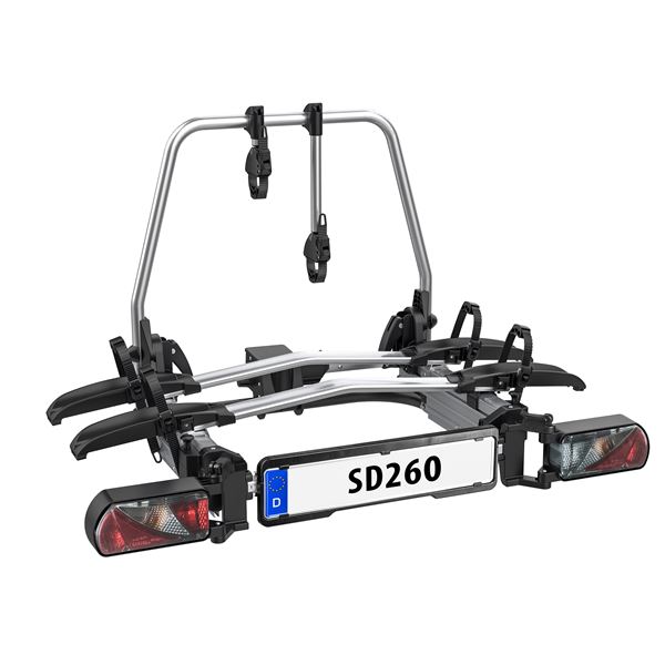 Porte-vélos attelage Eufab SD260 pour 2 vélos