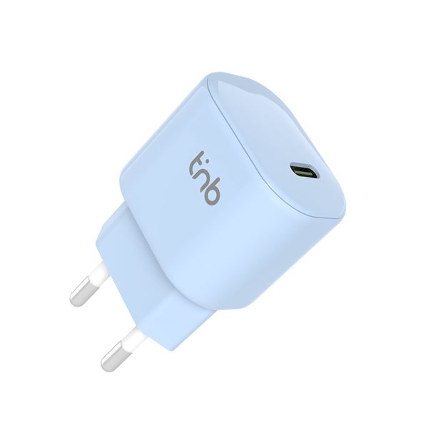 Pack de charge adaptateur + câble USB-C charge rapide PD 30W bleu