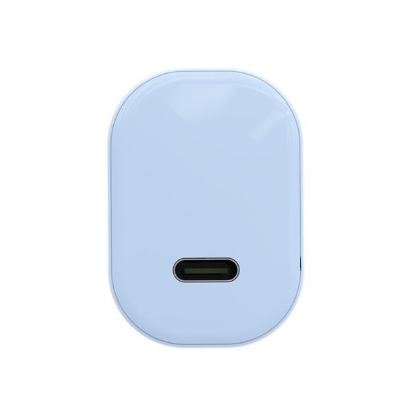 Pack de charge adaptateur + câble USB-C charge rapide PD 30W bleu