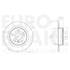 2 disques de frein avant Eurobrake 58153115119
