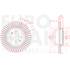 2 disques de frein avant Eurobrake 5815313457
