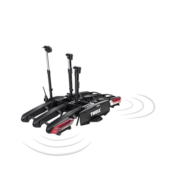 Thule Epos ParkSecure porte-vélo attelage plateforme pliable 3 vélos avec capteurs de stationnement