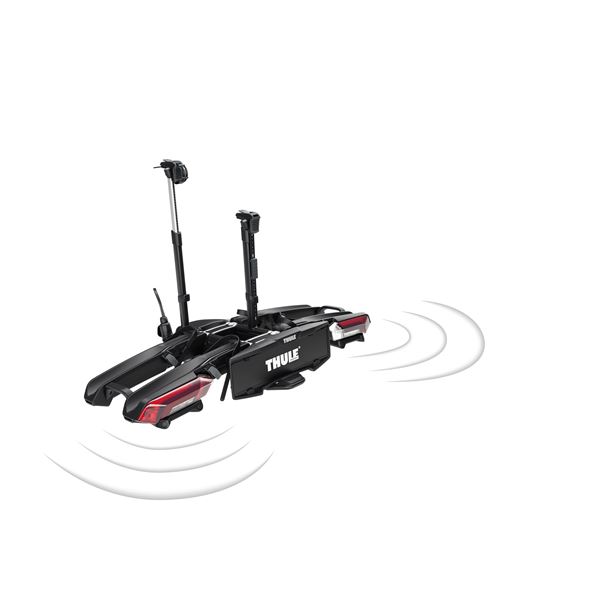 Thule Epos ParkSecure porte-vélos attelage plateforme pliable 3 vélos avec capteurs de stationnement