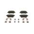 4 plaquettes de frein avant Bosch BP936 - 0986494592