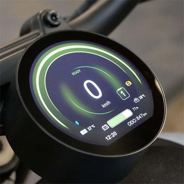Moto Electrique 125 BW11 HERITAGE Noir EASY-WATTS