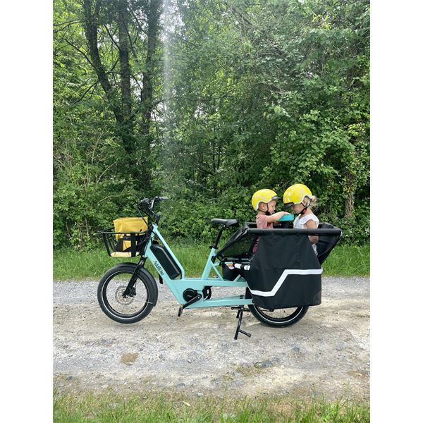 Vélo cargo électrique familial U-Cargo Family ADDBIKE